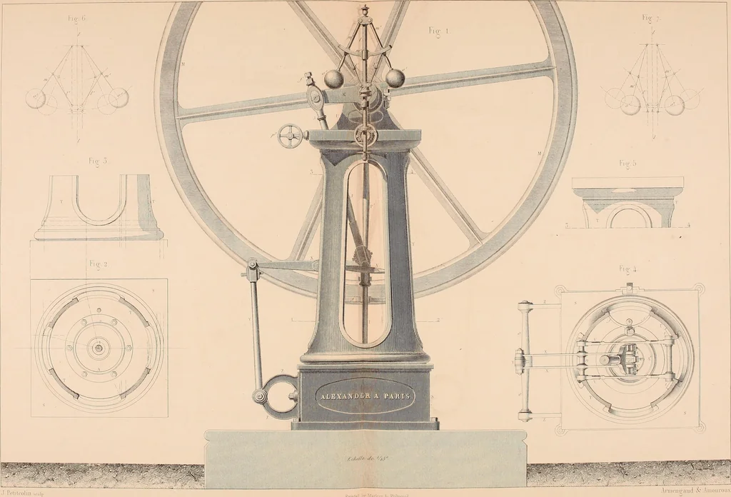 An illustration from The practical draughtsman's book of industrial design, and machinist's and engineer's drawing companion: forming a complete course of mechanical, engineering, and architectural drawing, 1854, leaf 228
