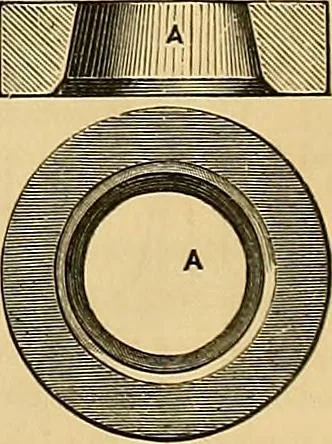 An illustration from The practical draughtsman's book of industrial design, and machinist's and engineer's drawing companion: forming a complete course of mechanical, engineering, and architectural drawing, 1854, leaf 264