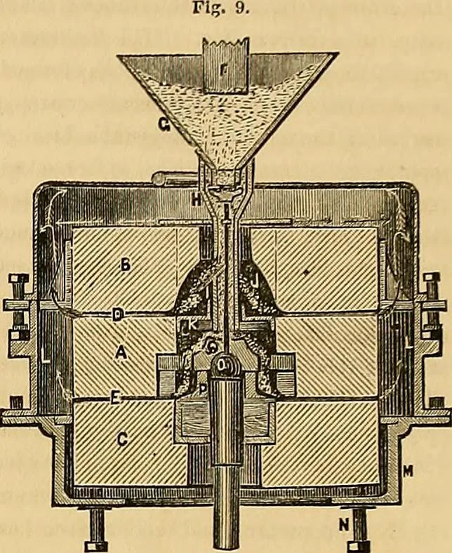 An illustration from The practical draughtsman's book of industrial design, and machinist's and engineer's drawing companion: forming a complete course of mechanical, engineering, and architectural drawing, 1854, leaf 266