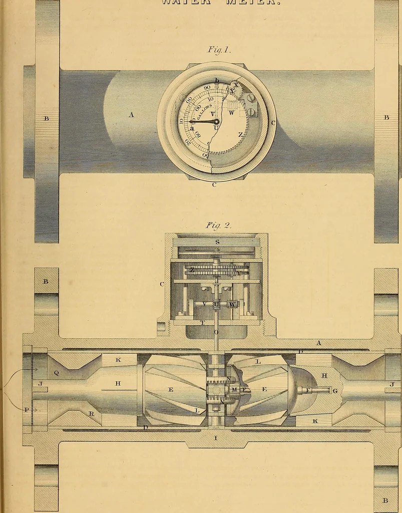An illustration from The practical draughtsman's book of industrial design, and machinist's and engineer's drawing companion: forming a complete course of mechanical, engineering, and architectural drawing, 1854, leaf 276