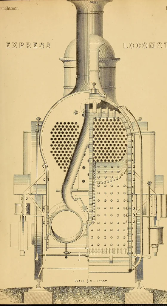 An illustration from The practical draughtsman's book of industrial design, and machinist's and engineer's drawing companion: forming a complete course of mechanical, engineering, and architectural drawing, 1854, leaf 284