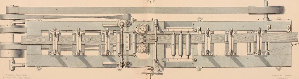 An illustration from The practical draughtsman's book of industrial design, and machinist's and engineer's drawing companion: forming a complete course of mechanical, engineering, and architectural drawing, 1854, leaf 286