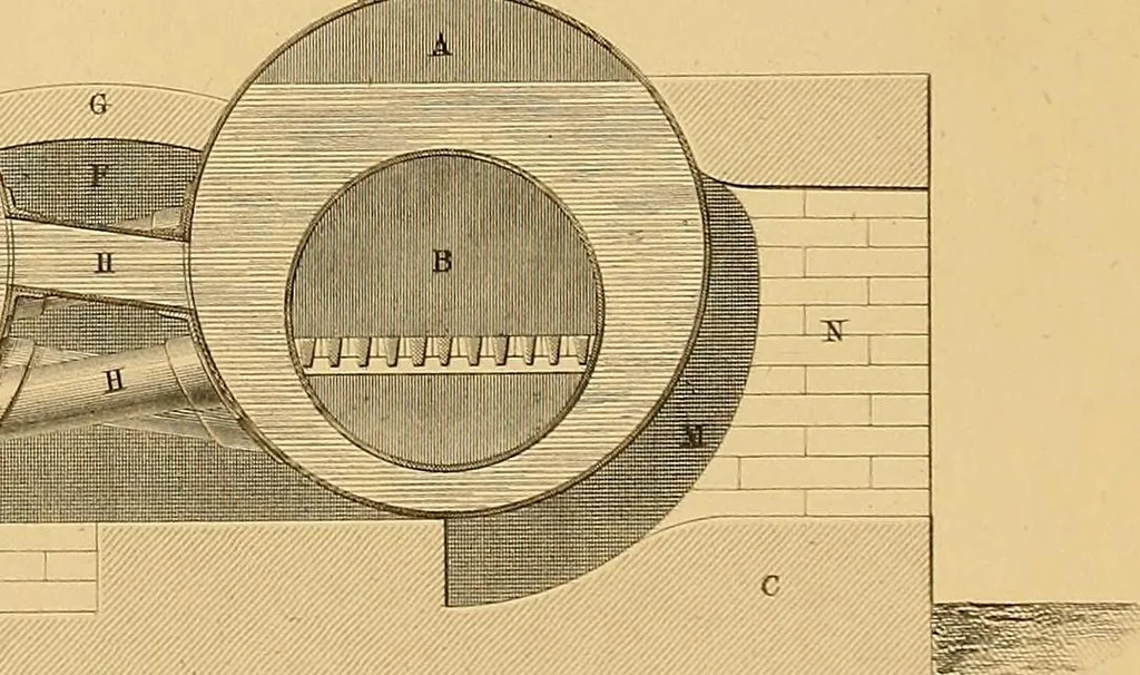 An illustration from The practical draughtsman's book of industrial design, and machinist's and engineer's drawing companion: forming a complete course of mechanical, engineering, and architectural drawing, 1854, leaf 292