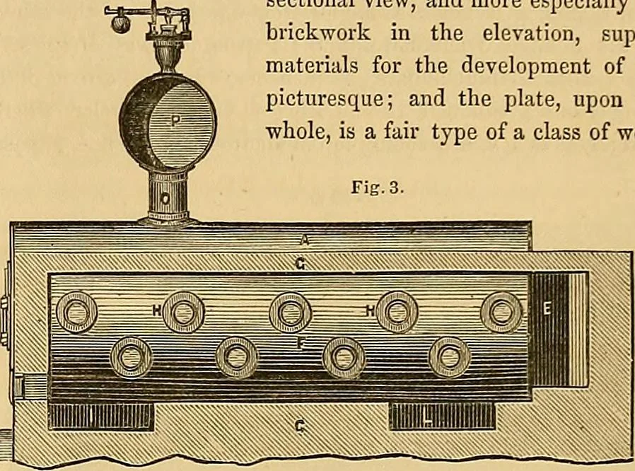 An illustration from The practical draughtsman's book of industrial design, and machinist's and engineer's drawing companion: forming a complete course of mechanical, engineering, and architectural drawing, 1854, leaf 302