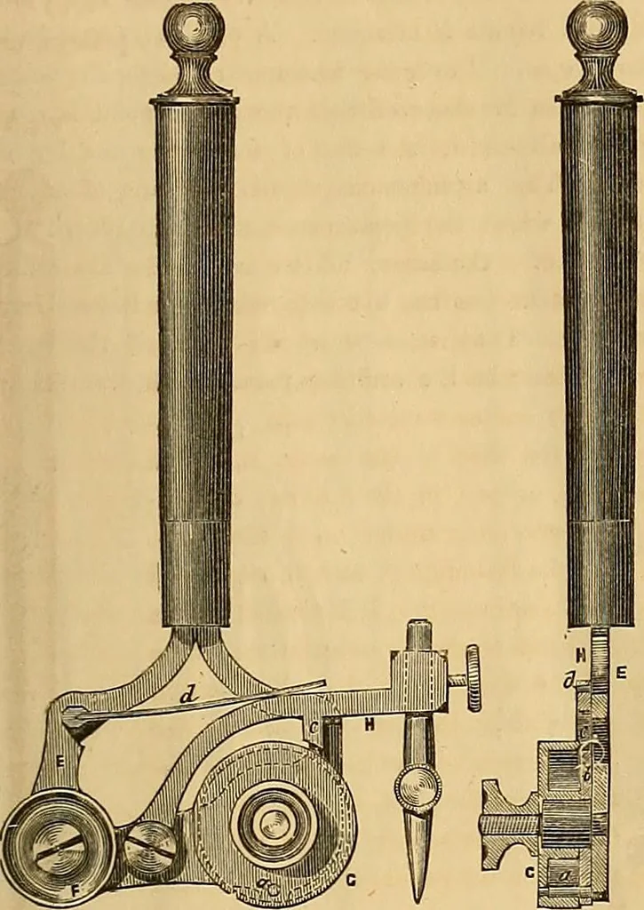 An illustration from The practical draughtsman's book of industrial design, and machinist's and engineer's drawing companion: forming a complete course of mechanical, engineering, and architectural drawing, 1854, leaf 306