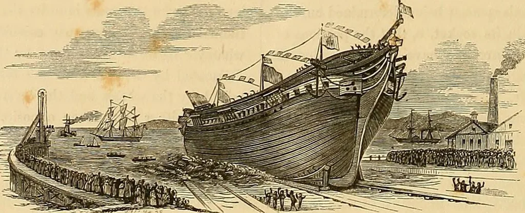 An illustration from The practical draughtsman's book of industrial design, and machinist's and engineer's drawing companion: forming a complete course of mechanical, engineering, and architectural drawing, 1854, leaf 315