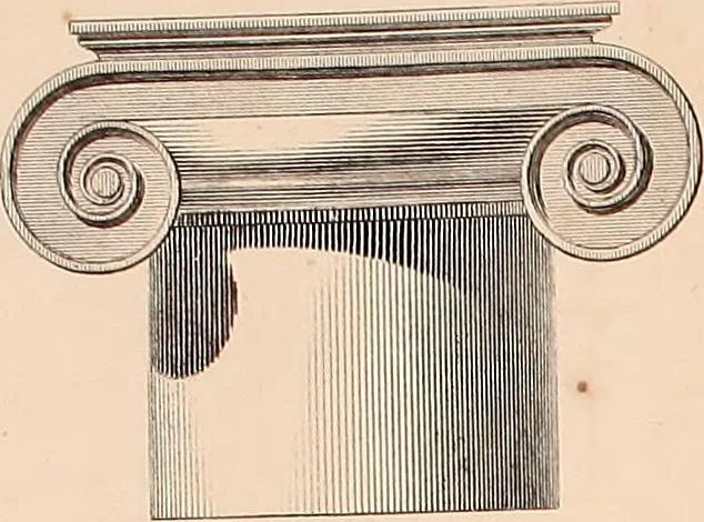 An illustration from The practical draughtsman's book of industrial design, and machinist's and engineer's drawing companion: forming a complete course of mechanical, engineering, and architectural drawing, 1854, leaf 34