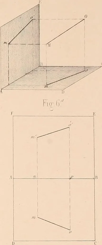 An illustration from The practical draughtsman's book of industrial design, and machinist's and engineer's drawing companion: forming a complete course of mechanical, engineering, and architectural drawing, 1854, leaf 36
