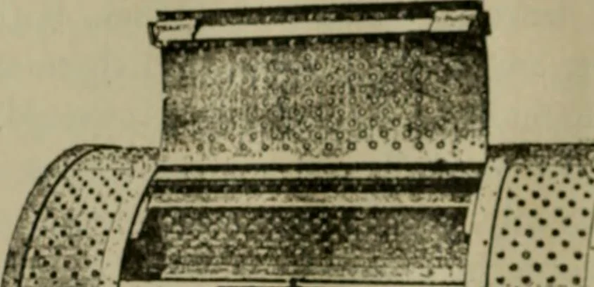An illustration from Practical dry cleaner, scourer and garment dyer, comprising dry, chemical or French cleaning : purification of benzine, removal of stains or spotting, wet cleaning, including the cleaning of Palm Beach suits and other summer fabrics, 1919, leaf 65