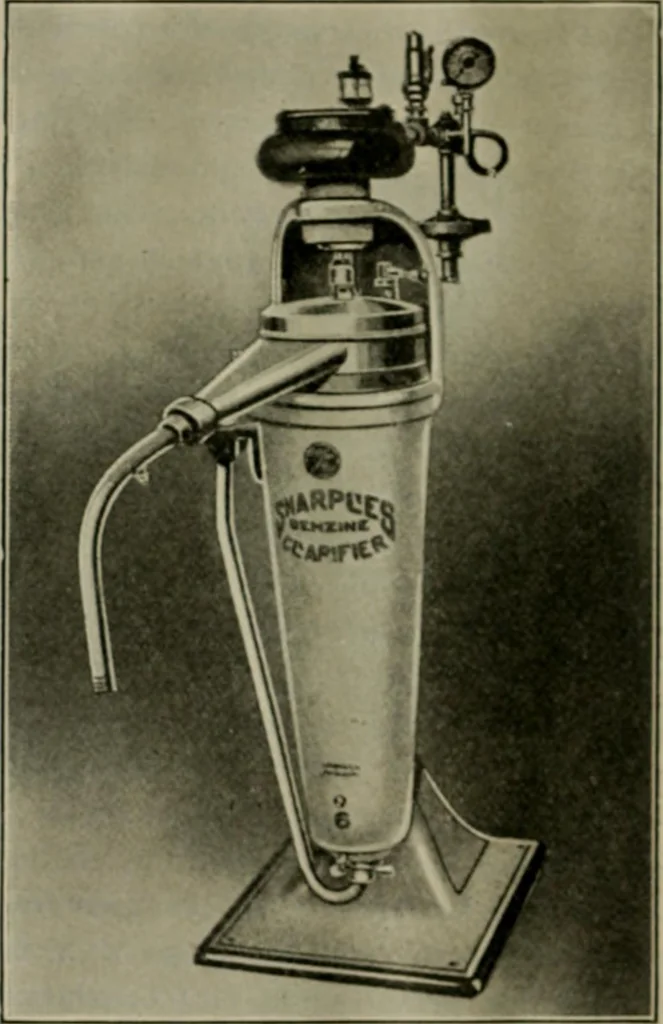 An illustration from Practical dry cleaner, scourer and garment dyer, comprising dry, chemical or French cleaning : purification of benzine, removal of stains or spotting, wet cleaning, including the cleaning of Palm Beach suits and other summer fabrics, 1919, leaf 91