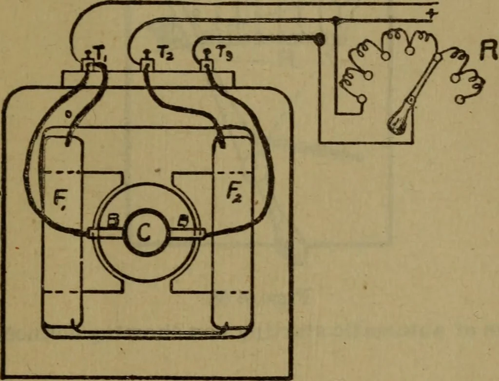 An illustration from Practical electricity .. with questions and answers, 1911, leaf 192