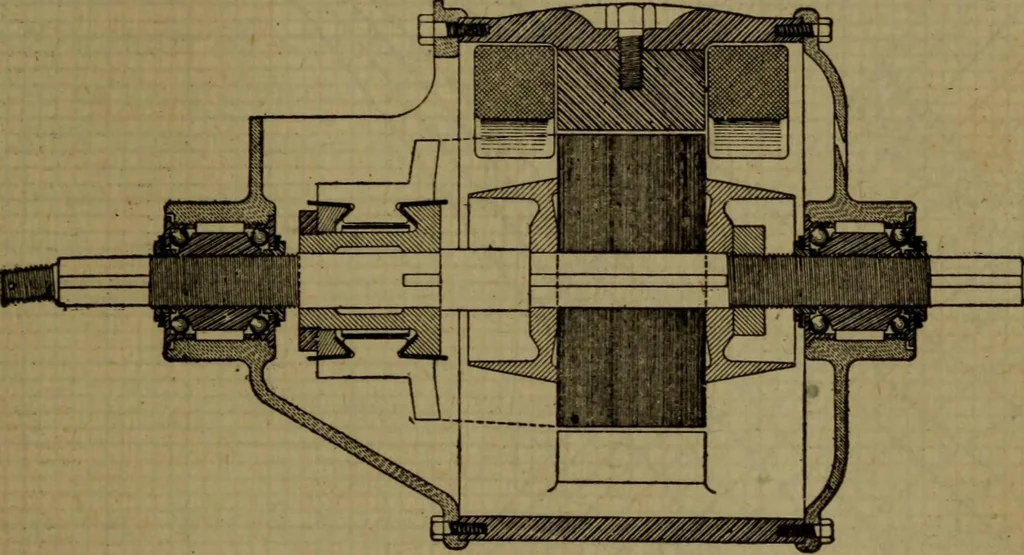 An illustration from Practical electricity .. with questions and answers, 1911, leaf 244