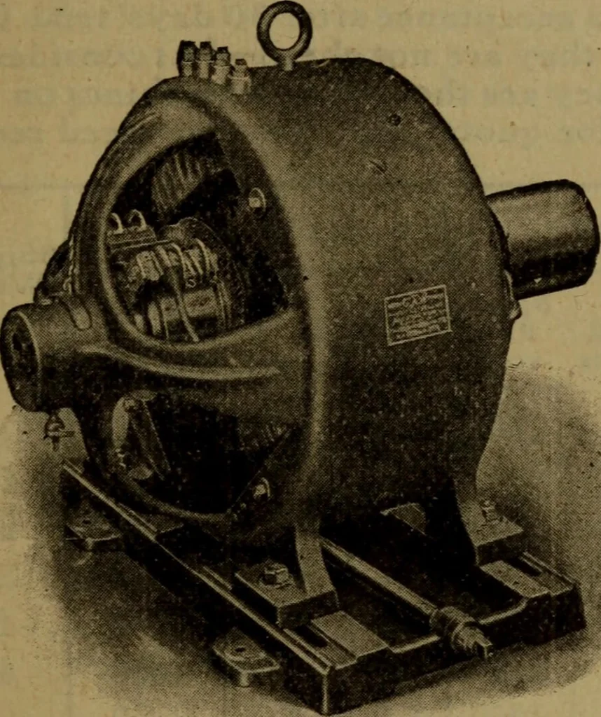 An illustration from Practical electricity .. with questions and answers, 1911, leaf 486