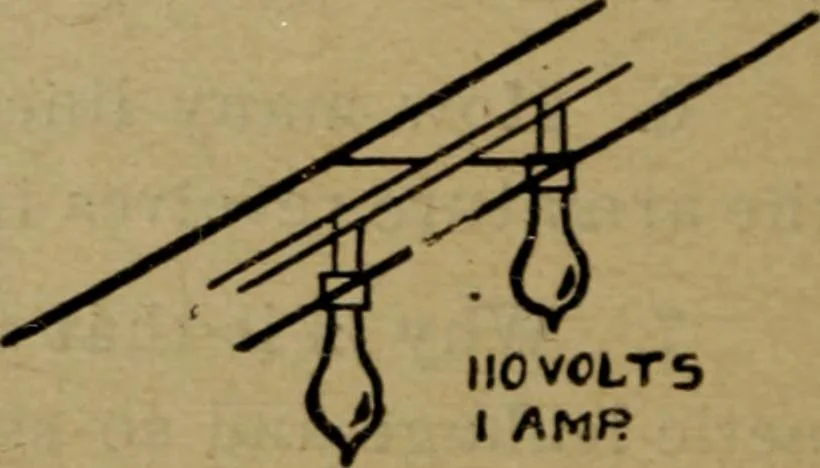 An illustration from Practical electricity, with questions and answers, 1901, leaf 107