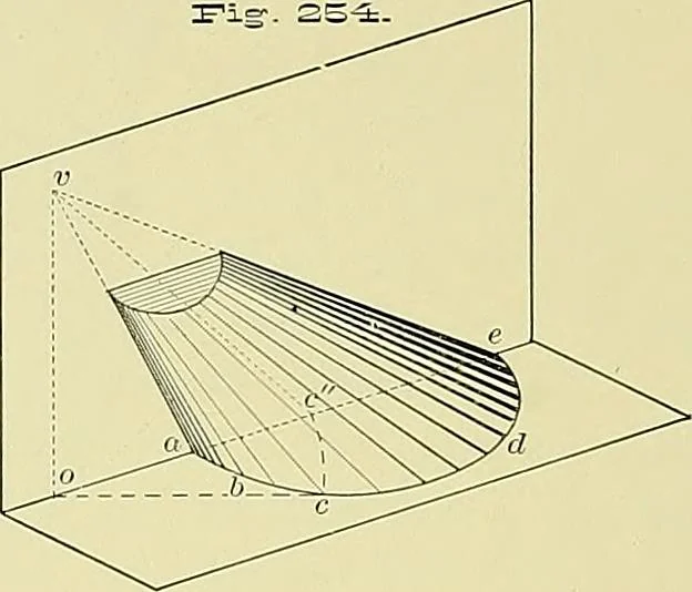 An illustration from Practical engineering drawing and third angle projection, for students in scientific, technical and manual training schools and for ... draughtsmen .., 1897, leaf 135
