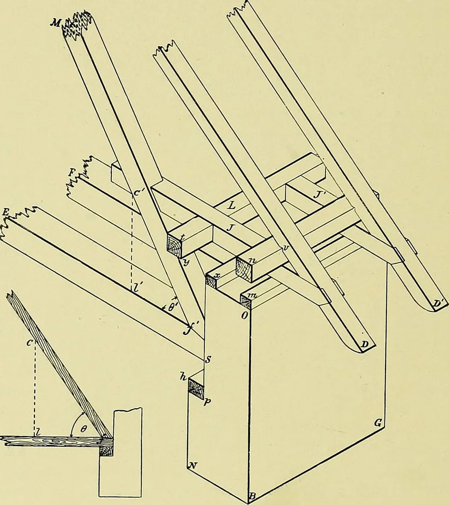 An illustration from Practical engineering drawing and third angle projection, for students in scientific, technical and manual training schools and for ... draughtsmen .., 1897, leaf 165