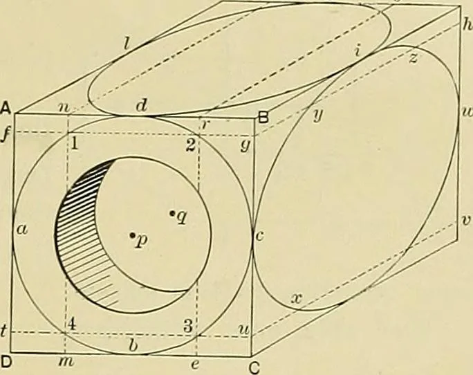 An illustration from Practical engineering drawing and third angle projection, for students in scientific, technical and manual training schools and for ... draughtsmen .., 1897, leaf 170