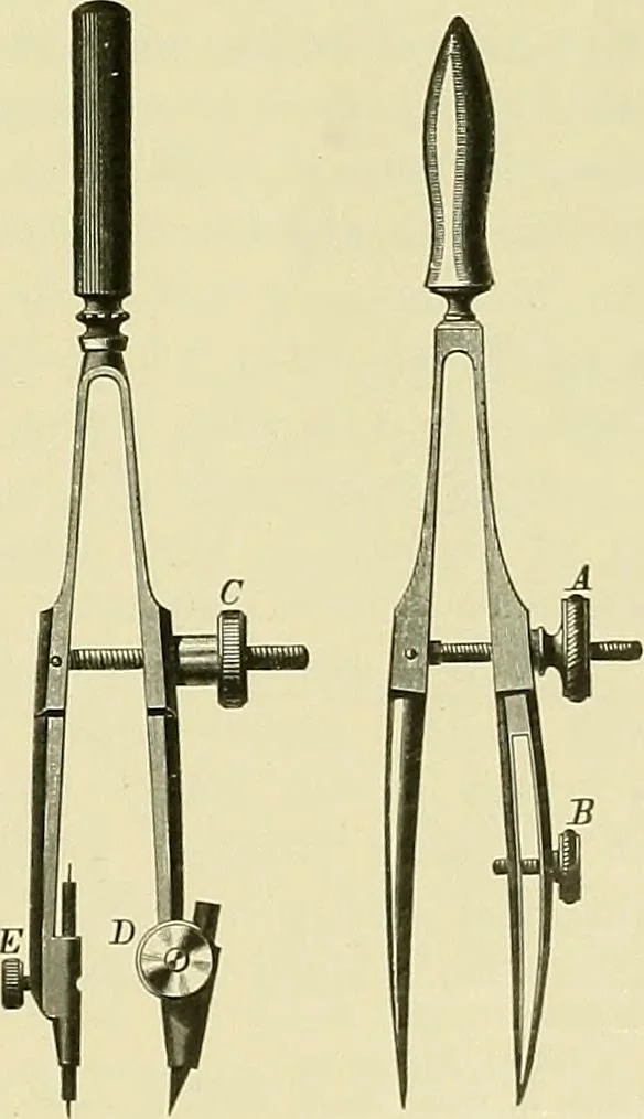 An illustration from Practical engineering drawing and third angle projection, for students in scientific, technical and manual training schools and for ... draughtsmen .., 1897, leaf 20