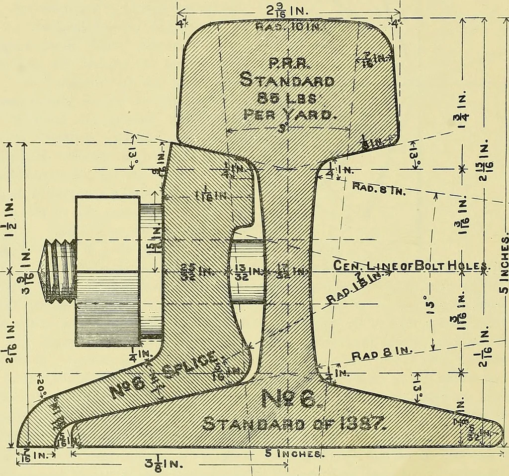 An illustration from Practical engineering drawing and third angle projection, for students in scientific, technical and manual training schools and for ... draughtsmen .., 1897, leaf 45