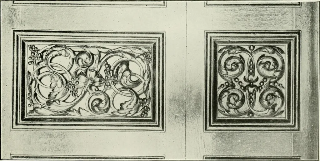 An illustration from The practical exemplar of architecture, 1907, leaf 104