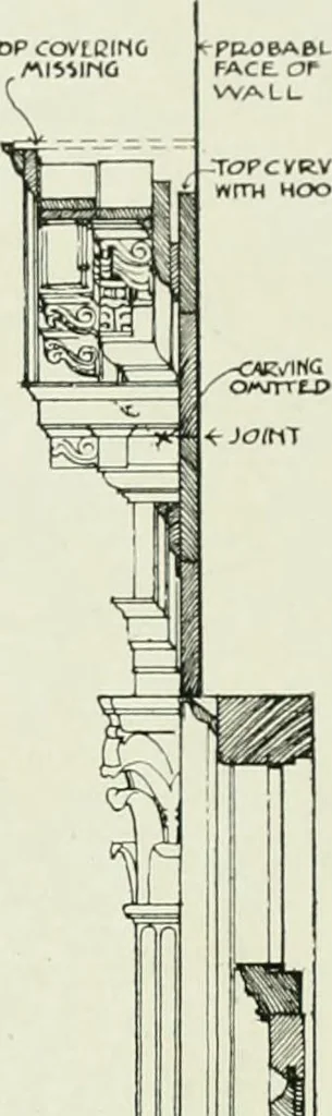 An illustration from The practical exemplar of architecture, 1907, leaf 110