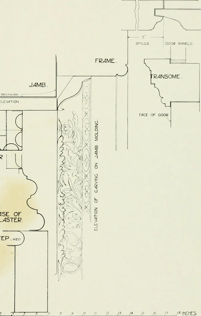 An illustration from The practical exemplar of architecture, 1907, leaf 114