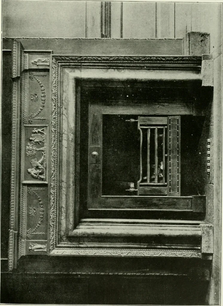 An illustration from The practical exemplar of architecture, 1907, leaf 166