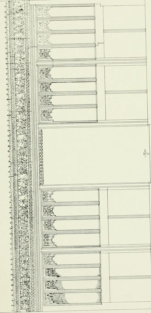 An illustration from The practical exemplar of architecture, 1907, leaf 184