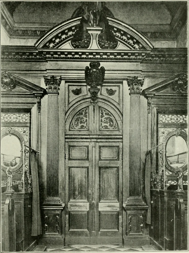 An illustration from The practical exemplar of architecture, 1907, leaf 190