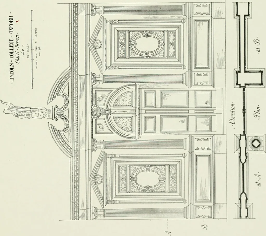 An illustration from The practical exemplar of architecture, 1907, leaf 192