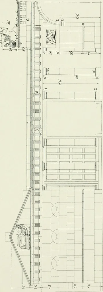 An illustration from The practical exemplar of architecture, 1907, leaf 202