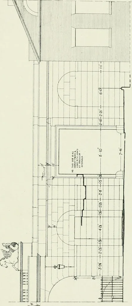 An illustration from The practical exemplar of architecture, 1907, leaf 210