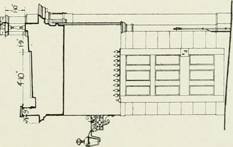 An illustration from The practical exemplar of architecture, 1907, leaf 210