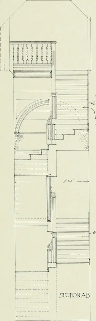 An illustration from The practical exemplar of architecture, 1907, leaf 218