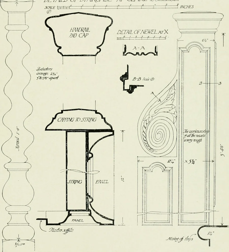 An illustration from The practical exemplar of architecture, 1907, leaf 220