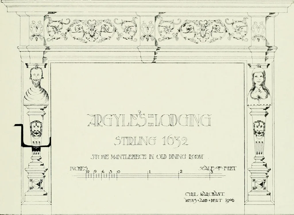 An illustration from The practical exemplar of architecture, 1907, leaf 34