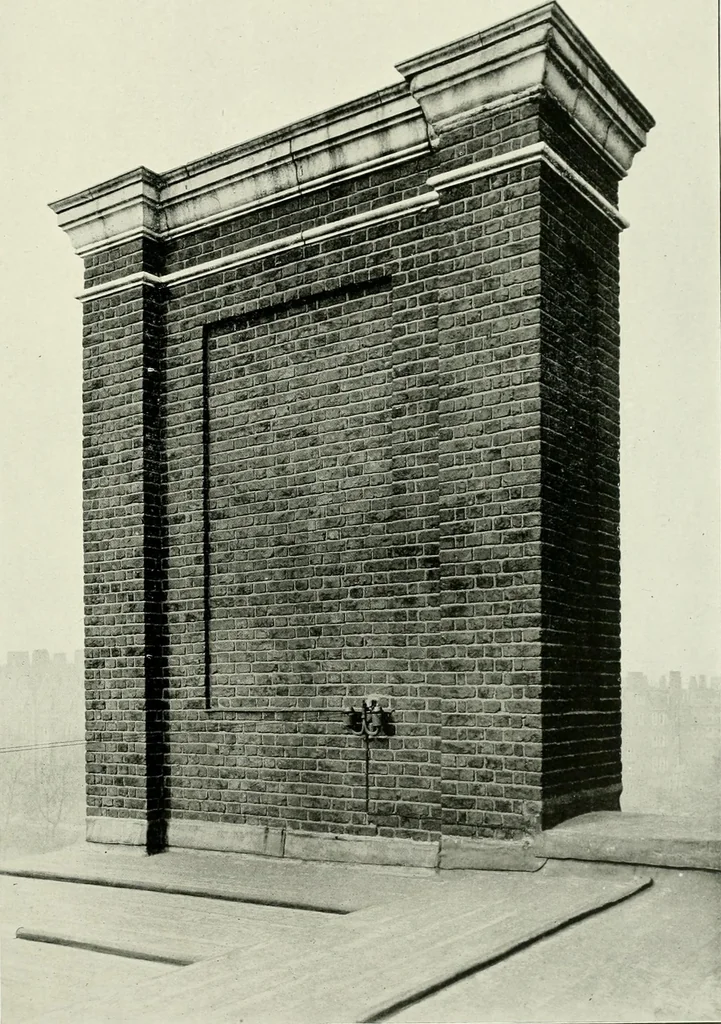 An illustration from The practical exemplar of architecture, 1907, leaf 38