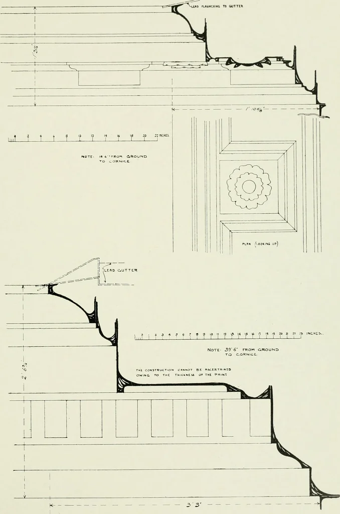 An illustration from The practical exemplar of architecture, 1907, leaf 72