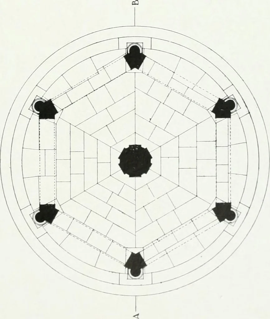 An illustration from The practical exemplar of architecture, 1907, leaf 106