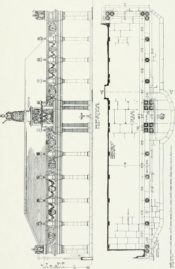 An illustration from The practical exemplar of architecture, 1907, leaf 118