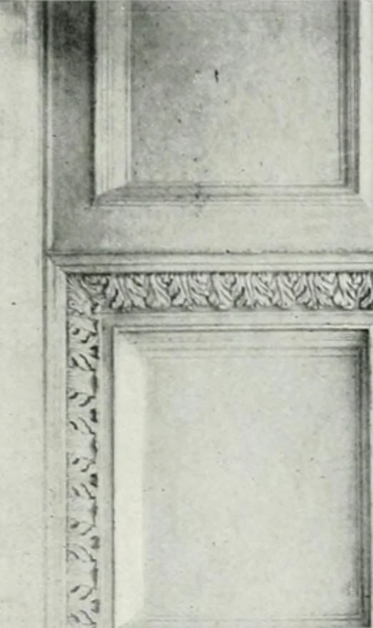 An illustration from The practical exemplar of architecture, 1907, leaf 128