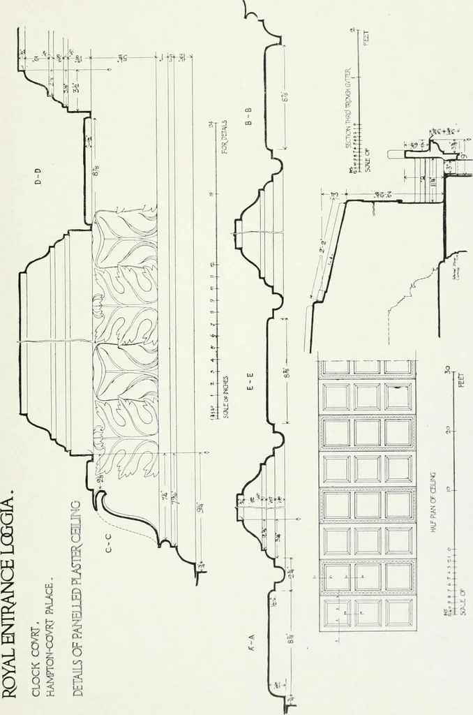 An illustration from The practical exemplar of architecture, 1907, leaf 130
