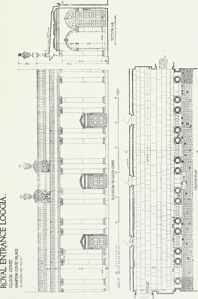 An illustration from The practical exemplar of architecture, 1907, leaf 132