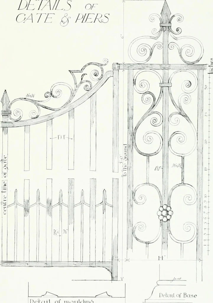 An illustration from The practical exemplar of architecture, 1907, leaf 144