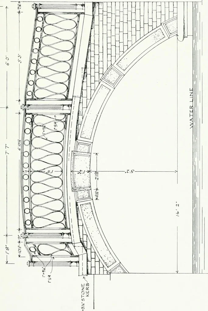 An illustration from The practical exemplar of architecture, 1907, leaf 154