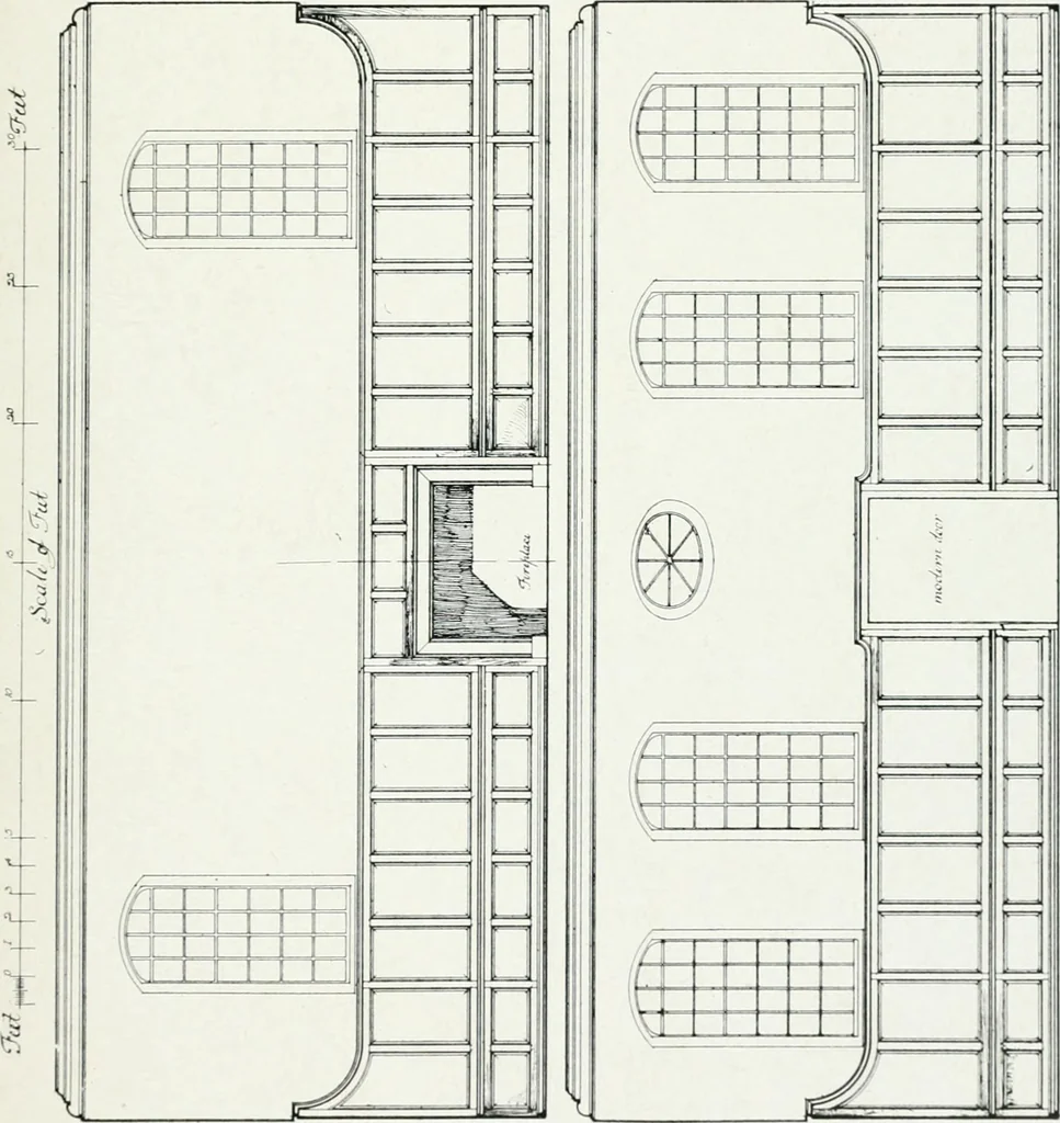 An illustration from The practical exemplar of architecture, 1907, leaf 18