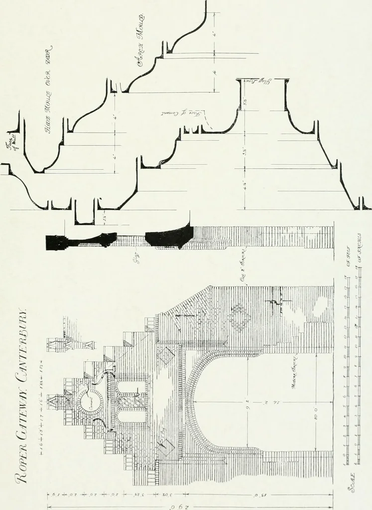 An illustration from The practical exemplar of architecture, 1907, leaf 192