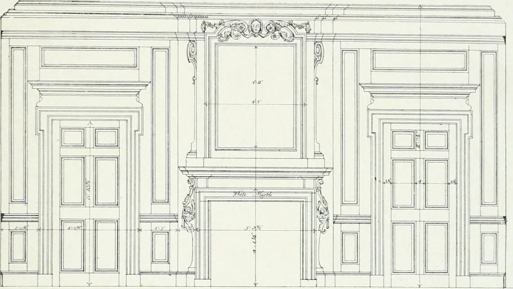 An illustration from The practical exemplar of architecture, 1907, leaf 26