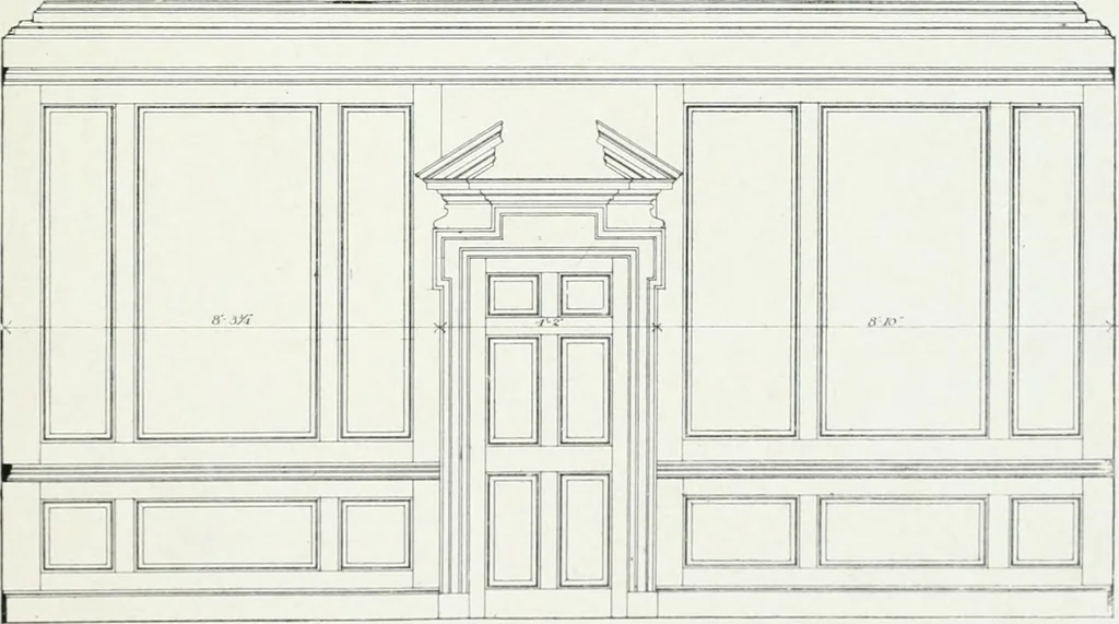 An illustration from The practical exemplar of architecture, 1907, leaf 26