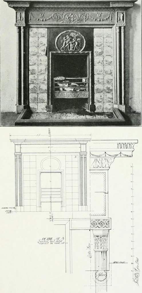 An illustration from The practical exemplar of architecture, 1907, leaf 62